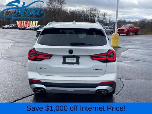 White 2023 BMW X3 xDrive30i