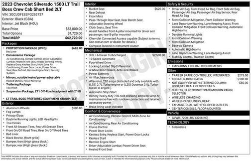 2023 Chevrolet Silverado 1500 LT Trail Boss