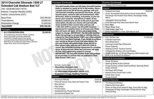 2014 Chevrolet Silverado 1500 1LT