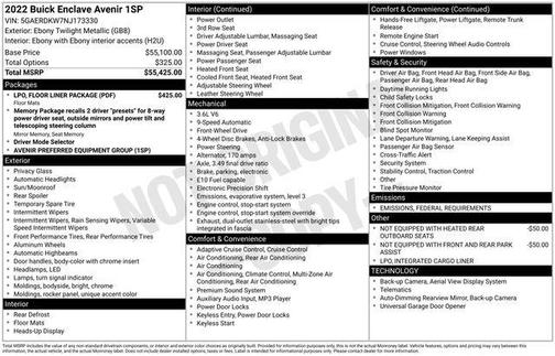 2022 Buick Enclave FWD Avenir