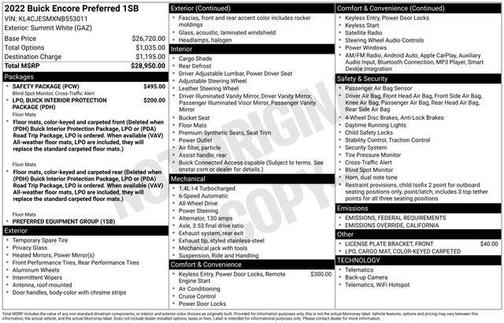 2022 Buick Encore Preferred