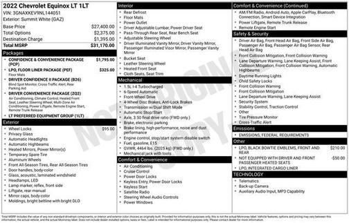 2022 Chevrolet Equinox 1LT