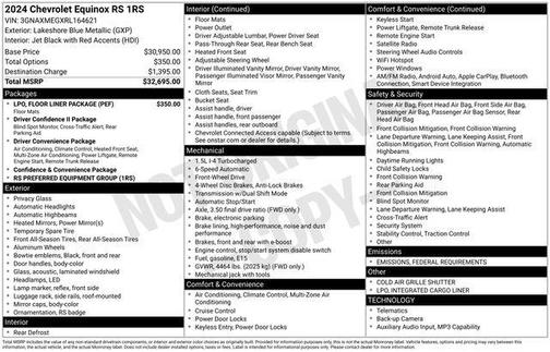 2024 Chevrolet Equinox FWD RS