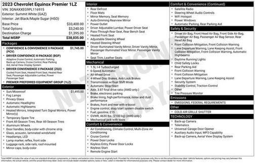 2023 Chevrolet Equinox Premier w/1LZ