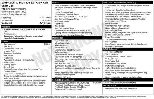 2009 Cadillac Escalade EXT Base