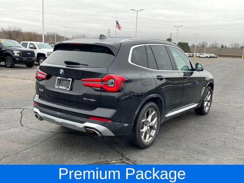 Black 2024 BMW X3 xDrive30i