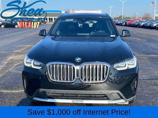 Black 2023 BMW X3 xDrive30i