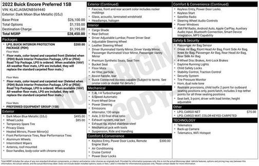 2022 Buick Encore Preferred