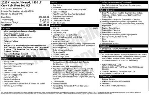 2025 Chevrolet Silverado 1500 LT