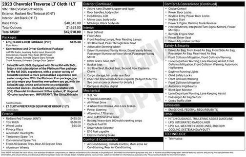 2023 Chevrolet Traverse LT Cloth