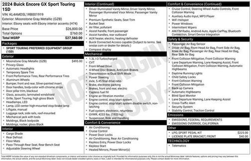 2024 Buick Encore GX Sport Touring