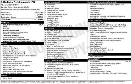 2026 Buick Envision Avenir AWD