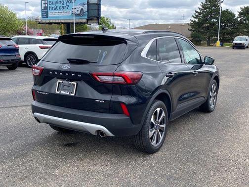 Agate Black Metallic 2023 Ford Escape Platinum