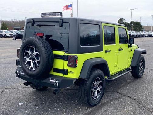 Hypergreen Clearcoat 2016 Jeep Wrangler Unlimited Sport