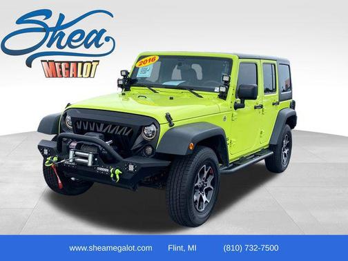 Hypergreen Clearcoat 2016 Jeep Wrangler Unlimited Sport