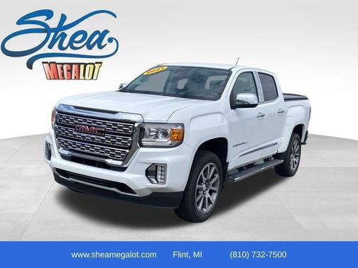 Summit White 2021 GMC Canyon Denali