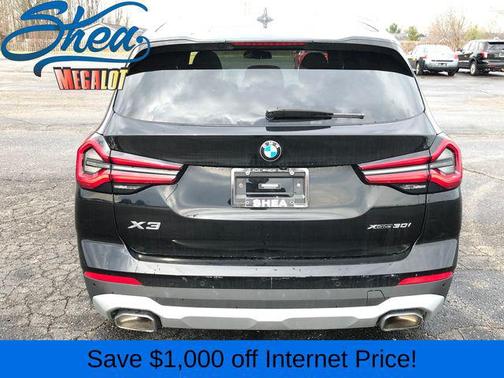 Black 2023 BMW X3 xDrive30i