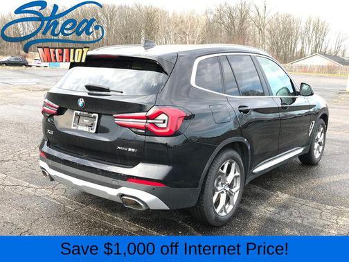 Black 2023 BMW X3 xDrive30i