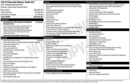 2019 Chevrolet Blazer 2LT