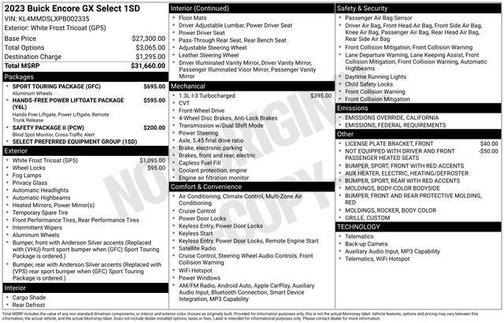 2023 Buick Encore GX Select