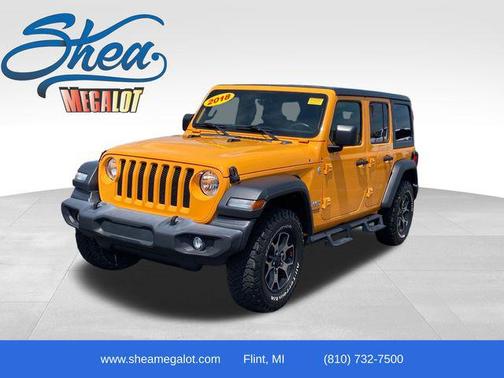 Black Clearcoat 2018 Jeep Wrangler Unlimited Sport