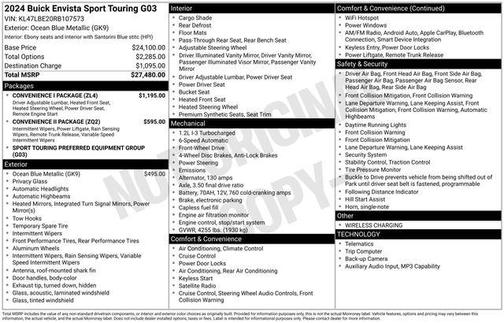 2024 Buick Envista Sport Touring FWD