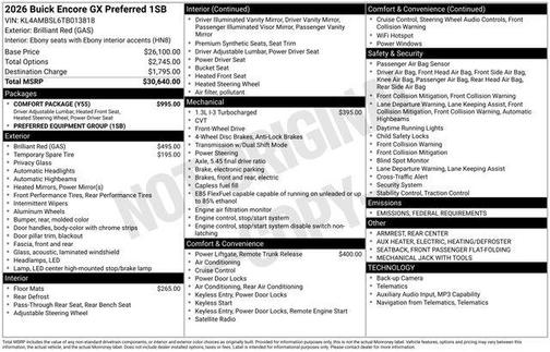 2026 Buick Encore GX Preferred