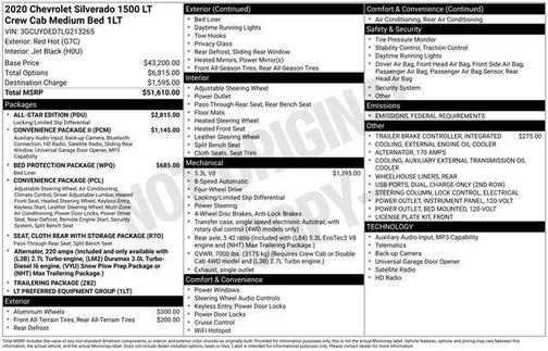 2020 Chevrolet Silverado 1500 LT