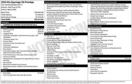 2024 Kia Sportage SX-Prestige