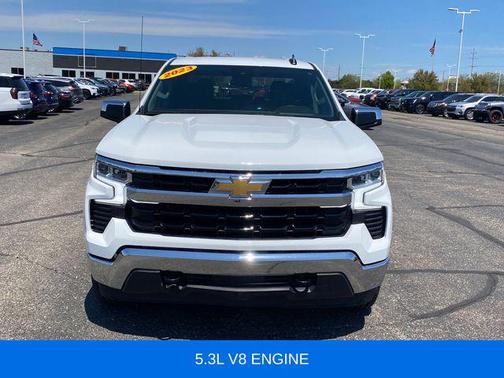 Summit White 2023 Chevrolet Silverado 1500 LT