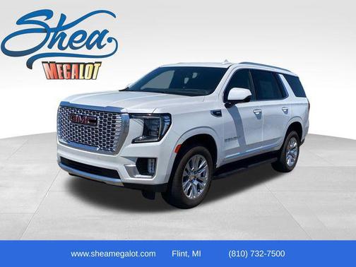 White Frost Tricoat 2023 GMC Yukon Denali