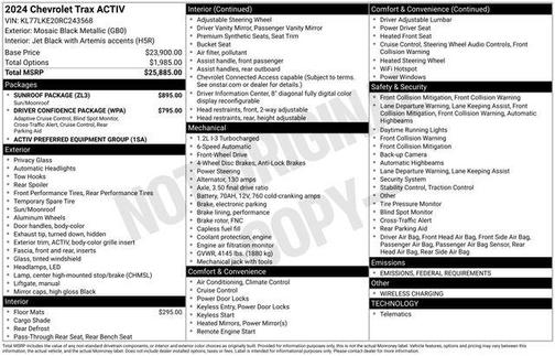 2024 Chevrolet Trax FWD ACTIV