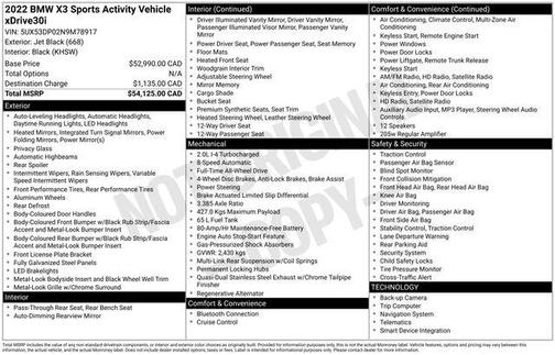 2022 BMW X3 xDrive30i