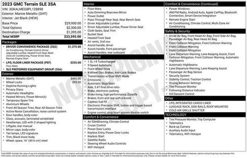 2023 GMC Terrain SLE