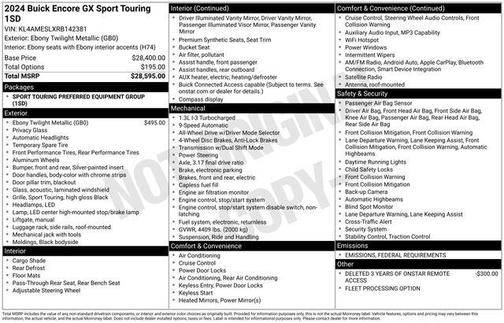 2024 Buick Encore GX Sport Touring