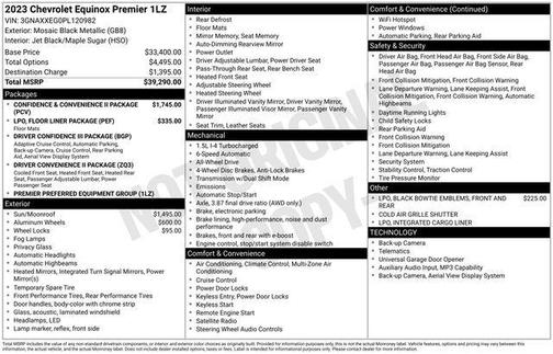 2023 Chevrolet Equinox Premier w/1LZ