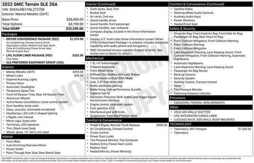 2022 GMC Terrain SLE