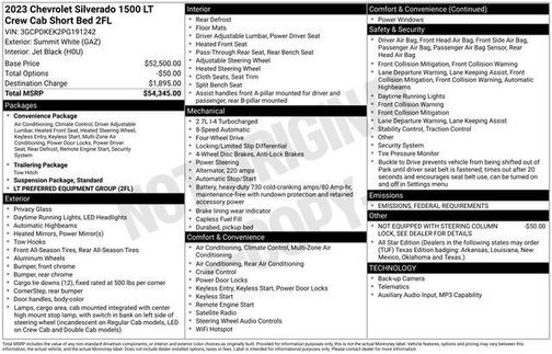 2023 Chevrolet Silverado 1500 LT