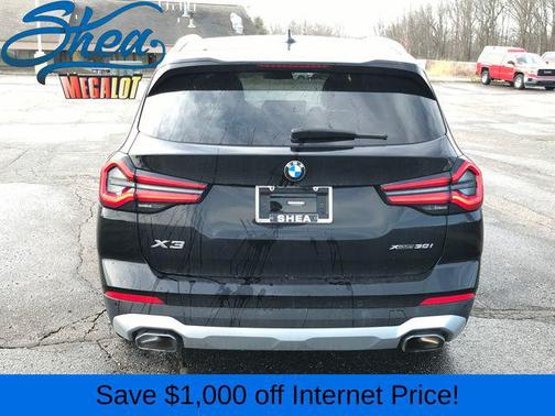 Black 2023 BMW X3 xDrive30i