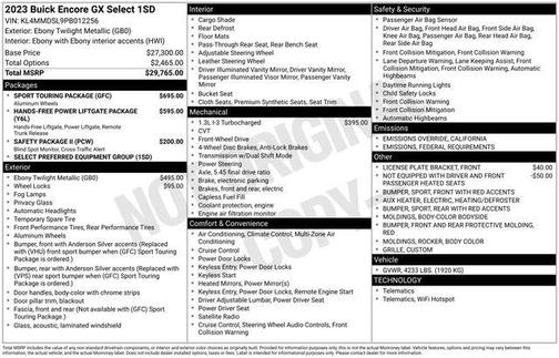 2023 Buick Encore GX Select