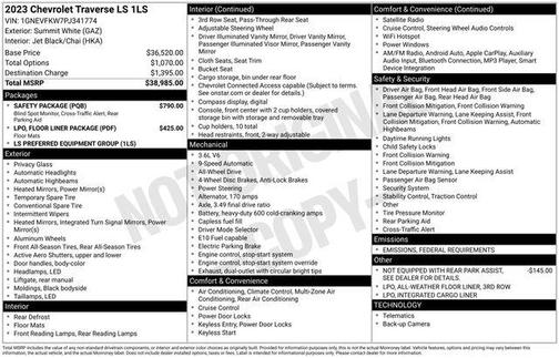 2023 Chevrolet Traverse LS