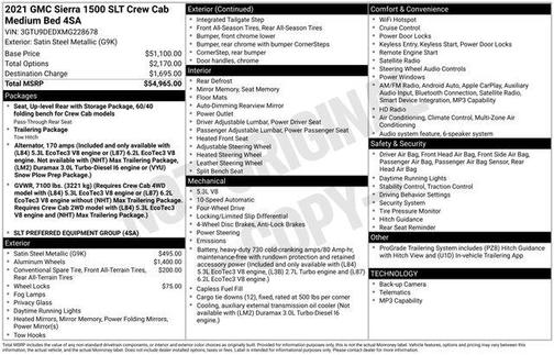 2021 GMC Sierra 1500 SLT