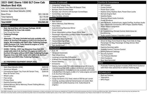 Satin Steel Metallic 2021 GMC Sierra 1500 SLT