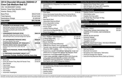 2014 Chevrolet Silverado 3500 LT