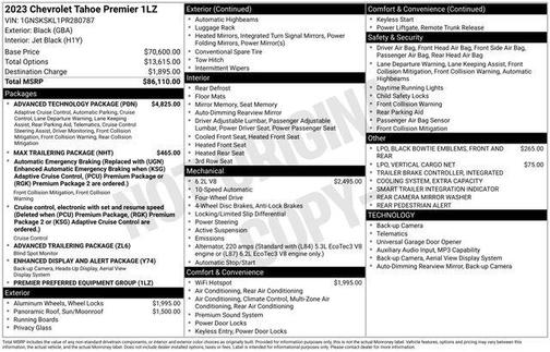 2023 Chevrolet Tahoe Premier