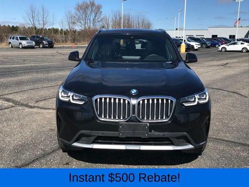 Black 2024 BMW X3 xDrive30i