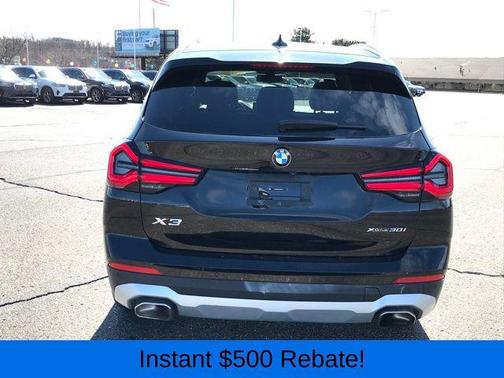 Black 2024 BMW X3 xDrive30i