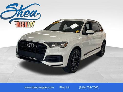 Carrara White 2021 Audi Q7 55 Prestige