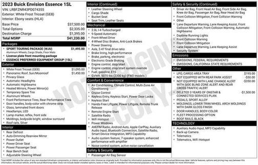 2023 Buick Envision Essence FWD