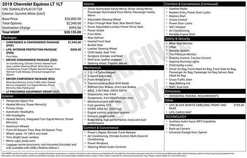 2018 Chevrolet Equinox LT